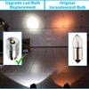 HQRP 2-Pack Ultra Bright 300Lm High Power 3W LED Upgrade Bulb Compatible with MagLight 2D 3D 2C 3C Halogen Xenon Flashlight D30113730000 LWSA201 LMSA201 2-Cell 3-Cell 2-D 3-D 2-C 3-C Torch view 3