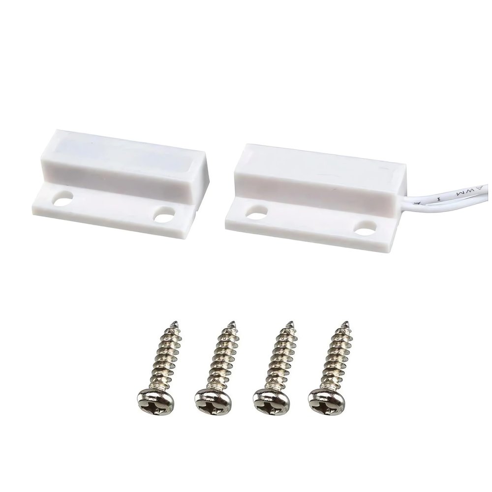 10 Pack White Door Window Security Alarm Contact Surface Reed Home Switch Sensor