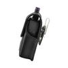 Turtleback Case Made for Unication G4 G5 Voice Pager Fire Radio Pager fire Radio Black Leather Pouch Holster Case with Heavy Duty Rotating Belt Clip, Magnetic Closure Flap view 4