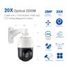 EVERSECU 2MP Auto-Cruise PTZ Security Camera 20X Optical Zoom HD 4-in-1 TVI/AHD/CVI/CVBS Video Surveillance- Pattern Scan, Waterproof, Night Vision, Coaxial Wired High Speed Dome CCTV Camera view 2