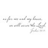 Serve the Lord Wall Decals-Vinyl Religious Quote Lettering Art view 3
