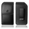 AH Small Vertical Leather Pouch with 360 Rotating Clip, Holster Flip Phone Case Belt Clip Holder Fits LG B470 Kyocera Cadence LTE Alcatel Go FLIP Palm Phone and Most Flip Phones view 1