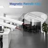 jimwhen 4FT LED Magnetic Retrofit Kit, 36W, 5000K Daylight White, 5400LM, 0-10V Dimmable, T8 T10 T12 Fluorescent Replacement view 3