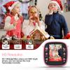 AKAMATE Kids Action Camera Waterproof Video Digital Children Cam 1080P HD Sports Camera Camcorder for Boys Girls, Build-in 4Games, 32GB SD Card (Pink) view 3