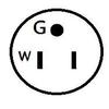 Parkworld 691968 Shore Power Adapter Cord Household 15A Male 5-15P to L5-30R RV/Camper/Marine 30A Female with Locking Ring (1FT) view 3