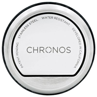 Chronos Wearable Watch Disc for iPhone 5, 6, 7, 8, X using iOS 9.0 & Up - Stainless Steel