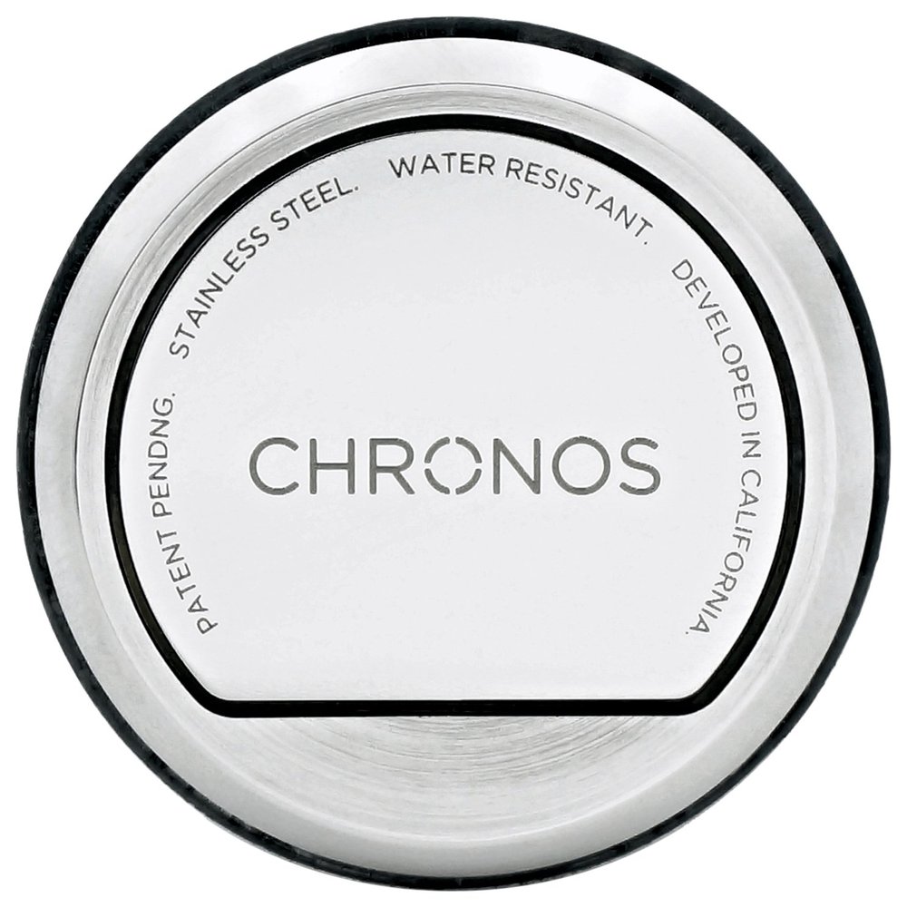 Chronos Wearable Watch Disc for iPhone 5, 6, 7, 8, X using iOS 9.0 & Up - Stainless Steel