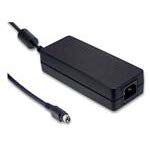 Mean Well GST160A20-R7B Desktop AC Adapter 160W 20V 8A, DC R7B DIN 4 Pin Plug with Lock, 3 Pole AC Inlet IEC320-C14, Input: 85~264VAC, Level VI