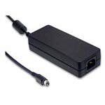 Mean Well GST160A20-R7B Desktop AC Adapter 160W 20V 8A, DC R7B DIN 4 Pin Plug with Lock, 3 Pole AC Inlet IEC320-C14, Input: 85~264VAC, Level VI