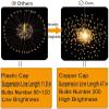 PXBNIUYA 2 Pack Starburst Sphere Lights,200 LLED Firework Lights Timer view 3