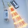 PXBNIUYA 2 Pack Starburst Sphere Lights,200 LLED Firework Lights Timer view 4