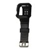 NatoGears Rugged Protective Case & Strap Band Compatible with Apple Watch Series 4-2018 44mm with Metal Buckle Clasp - Sport Edition (Black/Black) view 3