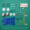 Soldering Project kit Solder Learning Practice for School Electronic Education, Great Fun DIY Kit for Electronics Hobbyists and Trainer (D2-5 Smart Car Kit) view 2