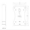 Monitor VESA Adapter Arm/Mount Compatible with HP Pavilion 22F 22ER 22ES 22EB 22EA - 23ER 23F 23ES 23EB 23EA - 24F 24ER 24ES 24EB 24EA - 25F 25ER 25ES 25EB 25EA - 27F 27ER 27ES 27EB 27EA view 3