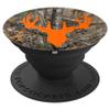 Deer Buck Hunting Men Women Orange Brown Camouflage PopSockets PopGrip: Swappable Grip for Phones & Tablets PopSockets Adhesive PopGrip view 4