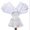 Solaration 1033 Frosty Snow White Angel Garden Light, Fiber Optic Wing view 1