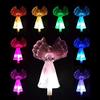 Solaration 1033 Frosty Snow White Angel Garden Light, Fiber Optic Wing view 2