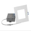 NICOR Lighting 6 inch Square White Flat Panel LED Downlight in 5000K (DLE621205KSQWH) view 3