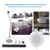 Intercom Dual Way System,Mic Speaker Window Counter Drive Thru Speaker Through Store Glass Counter for Bank Office Store Bus Station Security Company view 3