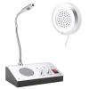 Intercom Dual Way System,Mic Speaker Window Counter Drive Thru Speaker Through Store Glass Counter for Bank Office Store Bus Station Security Company view 4