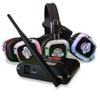 Silent Sound System Silent Disco LED Headphone Package (5 RF Headphones/1 Wired Transmitter) view 1