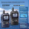 Standard Horizon HX890 Handheld VHF Navy Blue - Floating 6 Watt Class H DSC Two Way Radio view 4