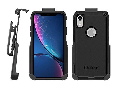 Belt Clip Holster Compatible with OtterBox Commuter - iPhone Xs & iPhone X - (OtterBox case not Included) - with Built-in Kickstand