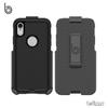 Belt Clip Holster Compatible with OtterBox Commuter - iPhone Xs & iPhone X - (OtterBox case not Included) - with Built-in Kickstand view 2