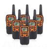 Midland T51VP3 22 Channel FRS Walkie Talkie - Up to 28 Mile Range Two-Way Radio - Orange/Black (Pack of 6) view 1