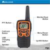Midland T51VP3 22 Channel FRS Walkie Talkie - Up to 28 Mile Range Two-Way Radio - Orange/Black (Pack of 6) view 2