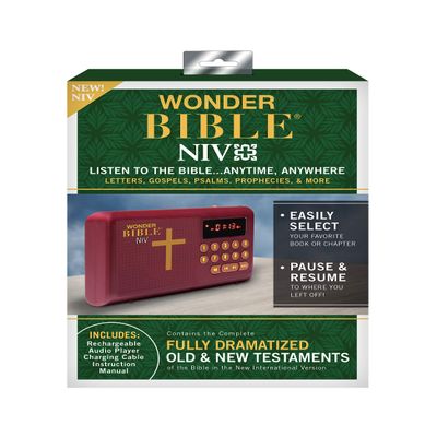 Wonder Bible NIV- The Audio Bible Player That You Can Listen to in English, New International Version, New & Old Testament as Seen On TV