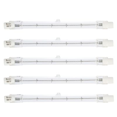 Simba Lighting Halogen R7S 118mm T3 150W Dimmable 1500lm 120V 2700K, 5 Pack