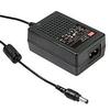 Mean Well GST18B12-P1J Desktop AC Adapters 18W 12V 1.5A, DC P1J Barrel Plug, 2.1mm I.D. x 5.5mm O.D. x 11mm Center Positive Female, 2 Pole AC Inlet IEC320-C8, Input: 85~264VAC, Level VI view 1