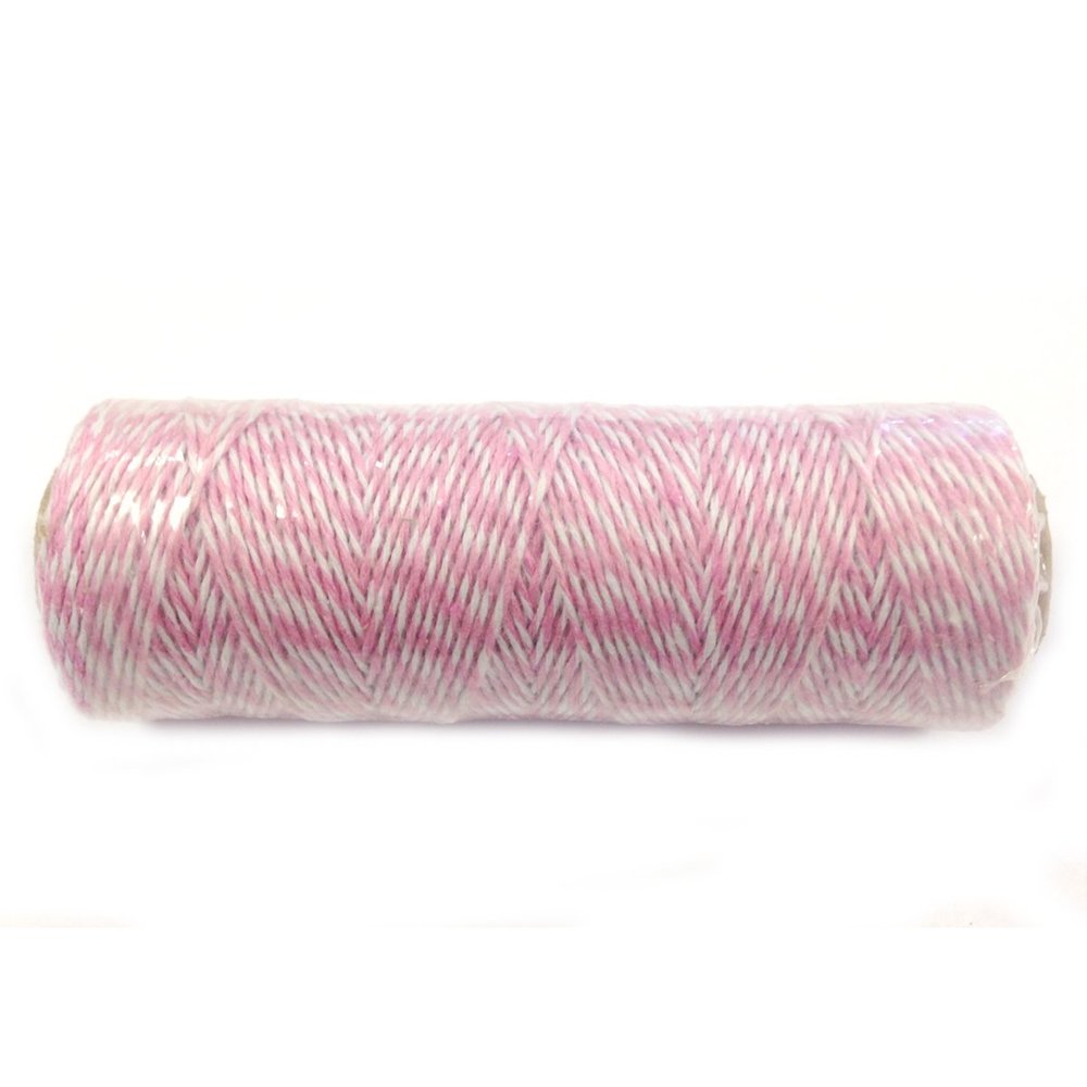 AllyDrew Cotton Baker's Twine 4ply 110 Yard, Pink