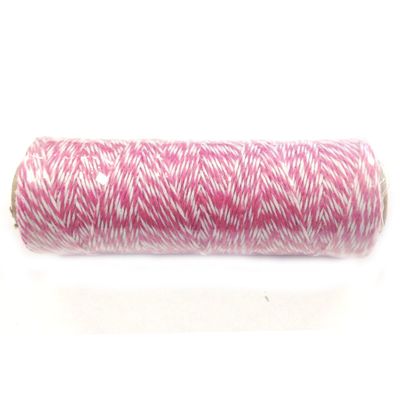 AllyDrew Cotton Baker's Twine 4ply 110 Yard, Hot Pink