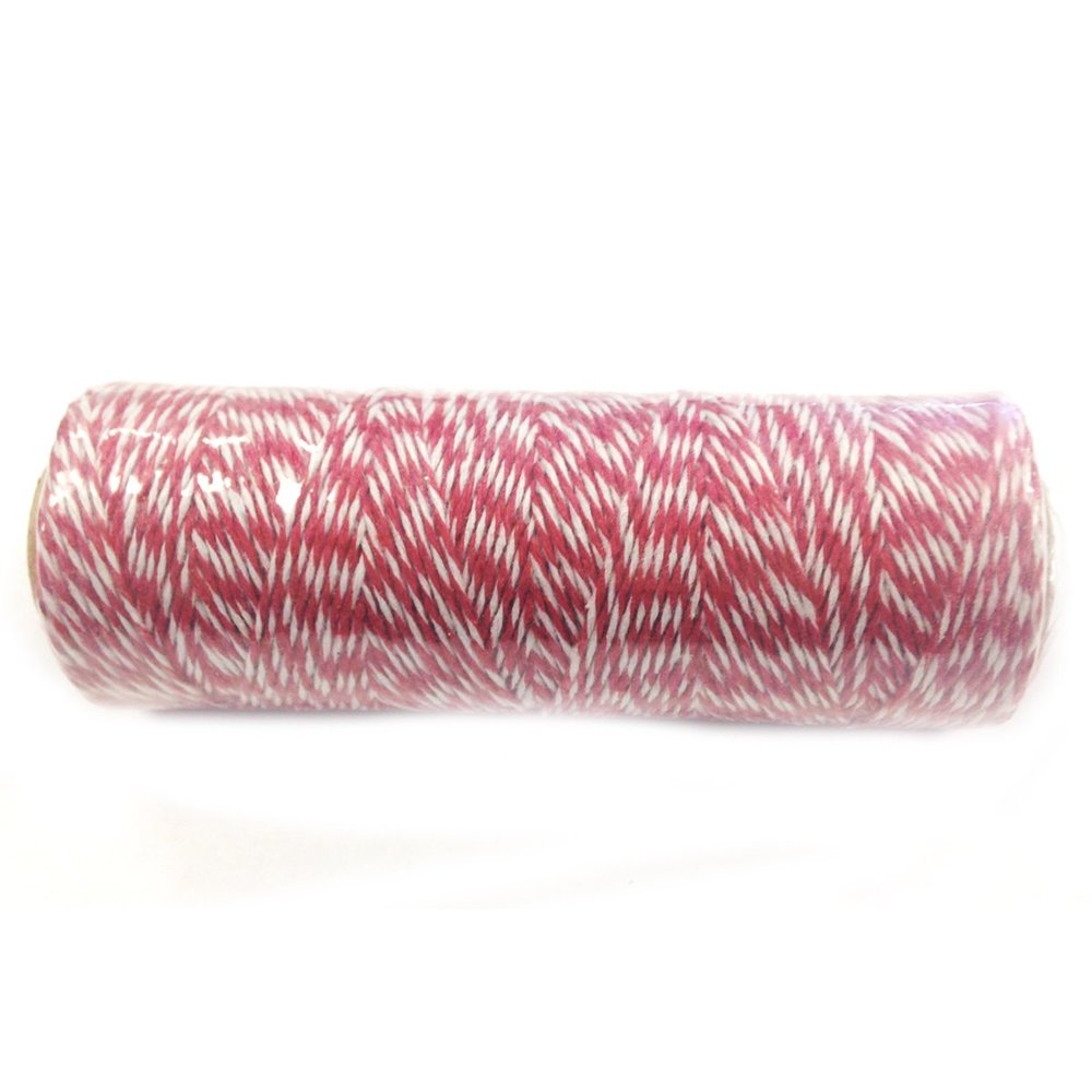 AllyDrew Cotton Baker's Twine 4ply 110 Yard, Red