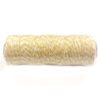 AllyDrew Cotton Baker's Twine 4ply 110 Yard, Dark Yellow