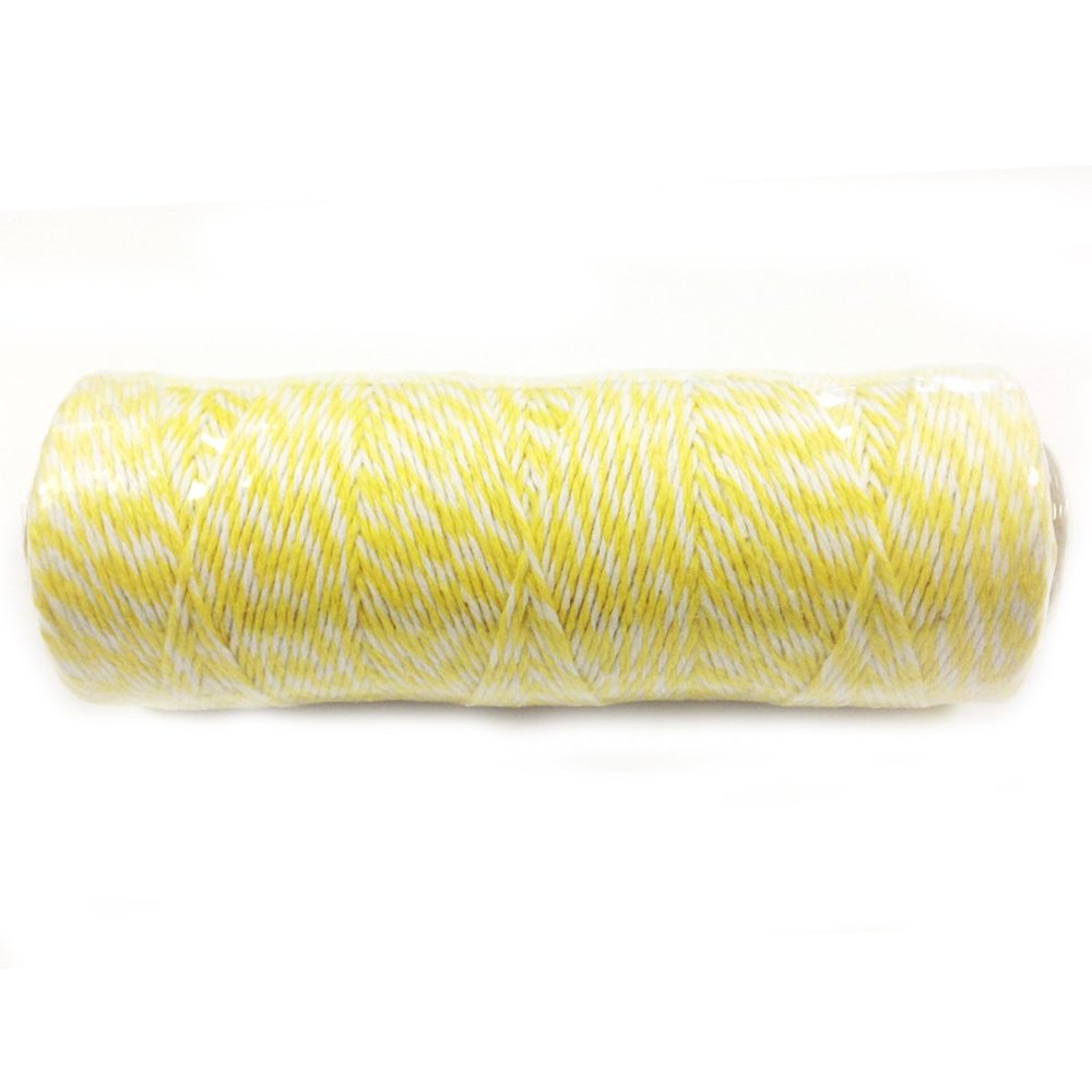 AllyDrew Cotton Baker's Twine 4ply 110 Yard, Yellow