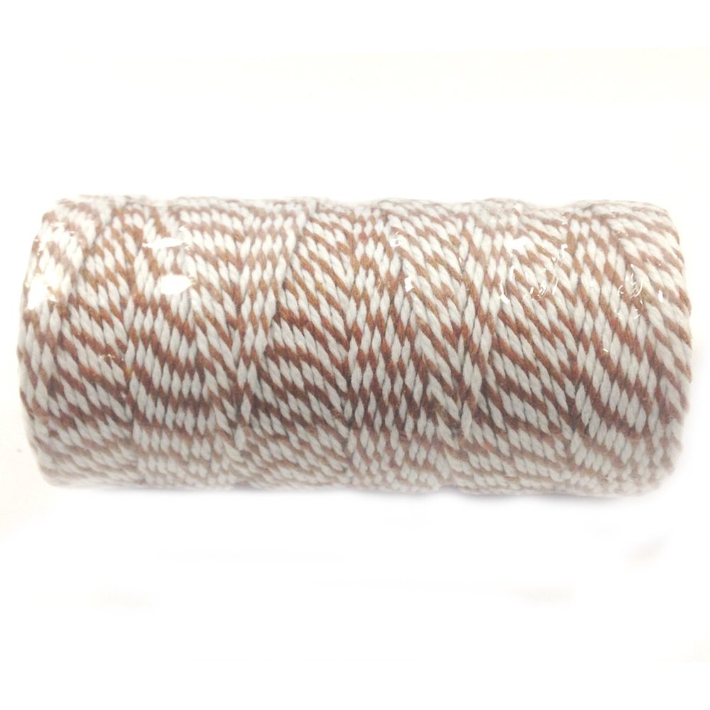 AllyDrew Cotton Baker's Twine 12ply 110 Yard, Mocha