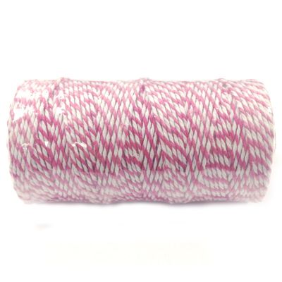 AllyDrew Cotton Baker's Twine 12ply 110 Yard, Hot Pink