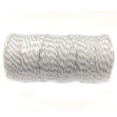 AllyDrew Cotton Baker's Twine 12ply 110 Yard, Grey