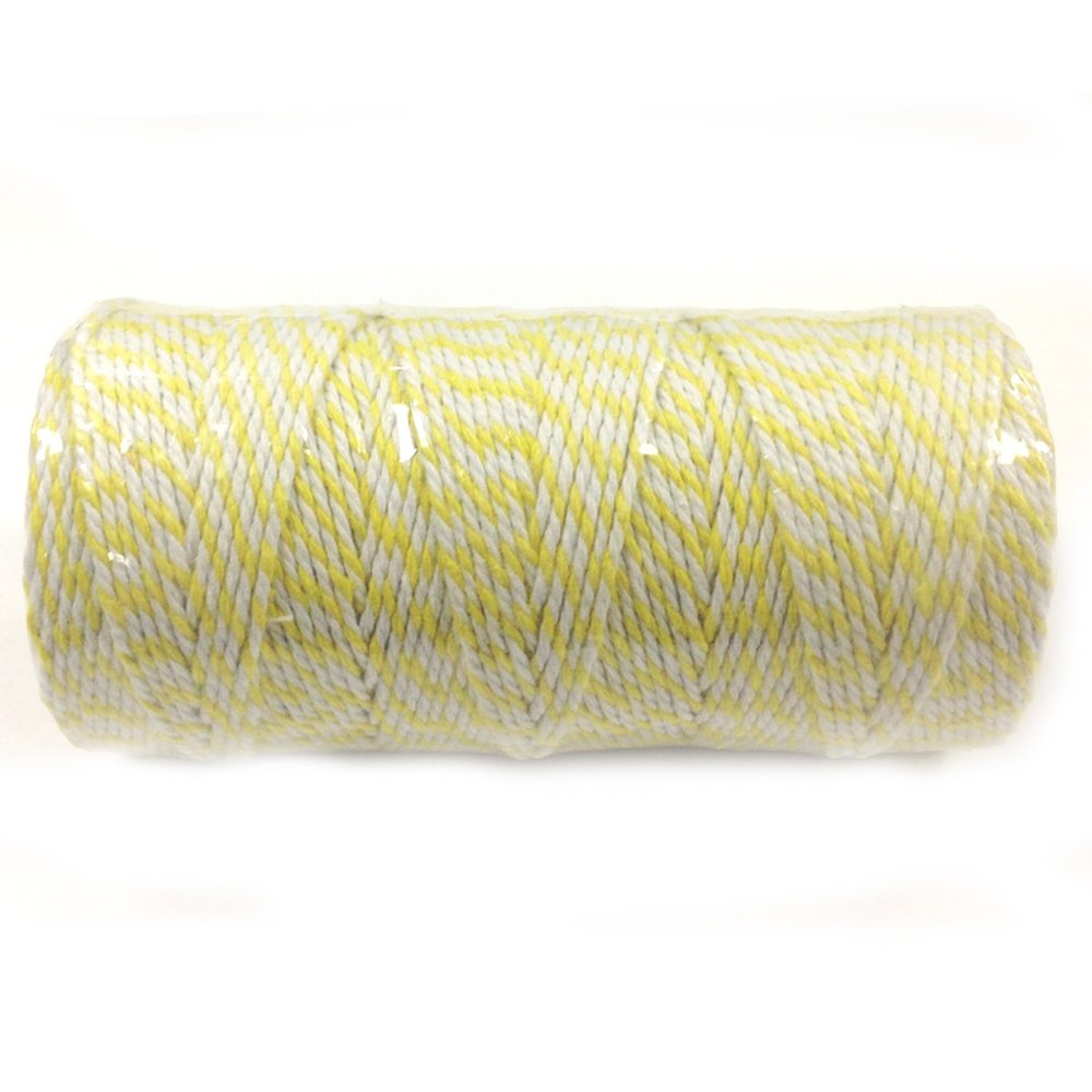 AllyDrew Cotton Baker's Twine 12ply 110 Yard, Yellow