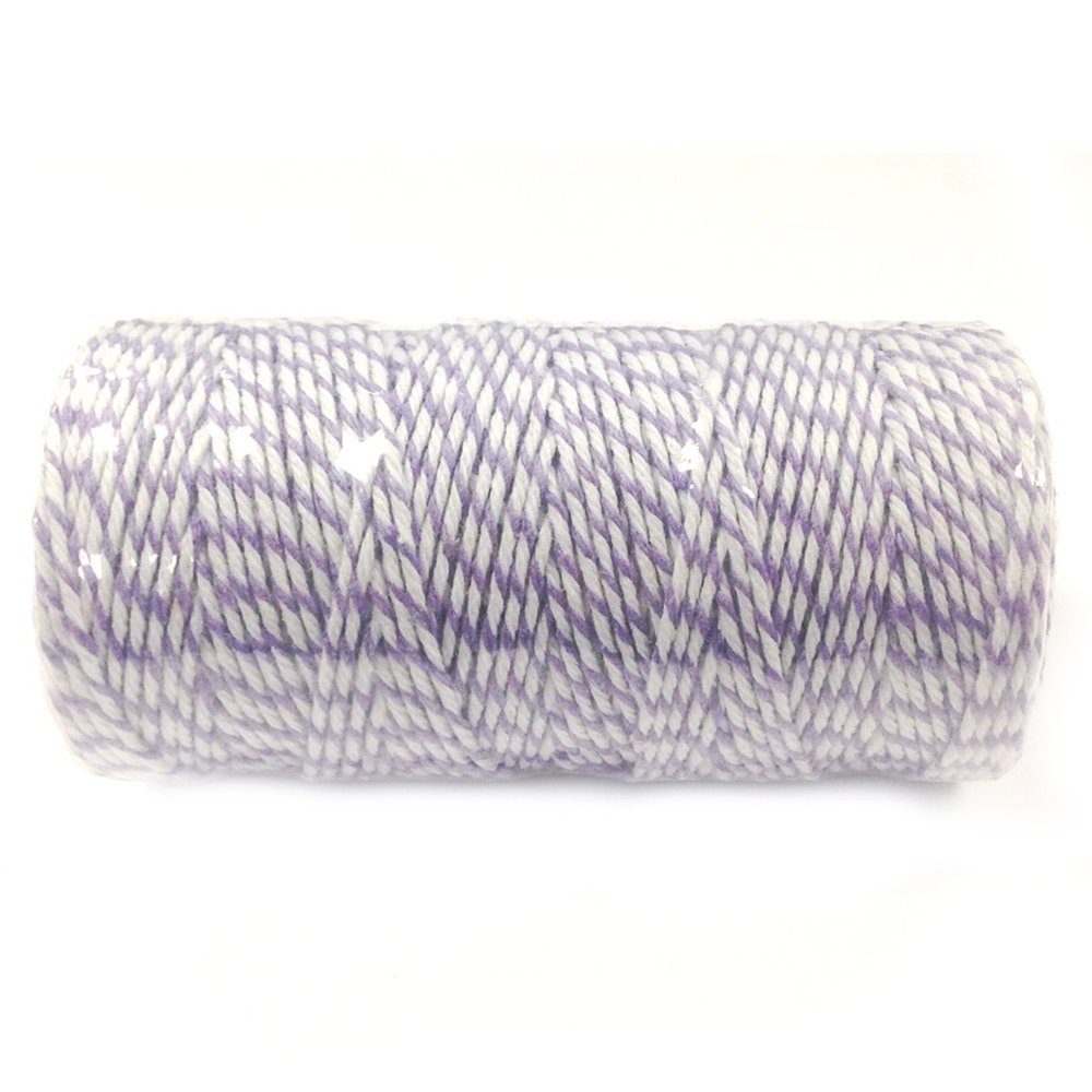 AllyDrew Cotton Baker's Twine 12ply 110 Yard, Lavender