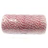 AllyDrew Cotton Baker's Twine 12ply 110 Yard, Red and Grey view 1