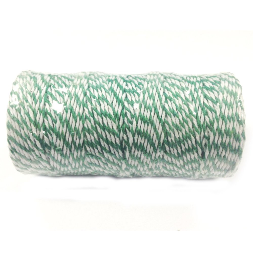AllyDrew Cotton Baker's Twine 12ply 110 Yard, Dark Green