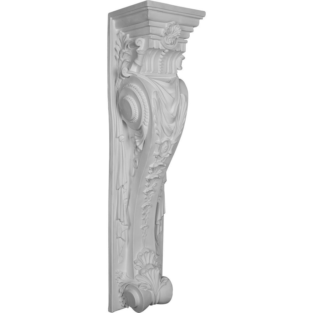Ekena Millwork SUR42X09X08MO Monique Classic Surrounds, 9 1/4" W x 8 1/4" D x 41 3/4" H, Primed