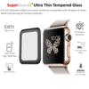 [2-Pack] for Apple Watch Series 4 (44 mm) Screen Protector Tempered Glass [Full Coverage], SuperGuardZ, Edge-to-Edge, Anti-Scratch, Anti-Bubble [Lifetime Replacement] view 3