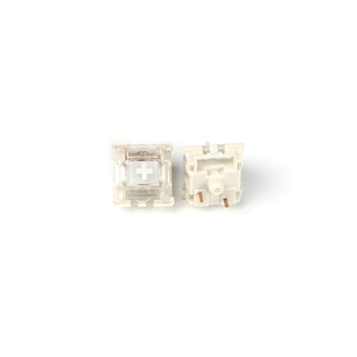 YMDK Gateron Switches Mx Keyboard Switch 3pin SMD LED Underglow Led Compatible for MX Mechanical Keyboards Transparent Cover White Base (SMD Clear 68 PCS)