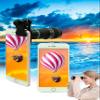Cell Phone Camera Lens Kit,11 in 1 Universal 20x Telephoto 0.63Wide Angle 15X Macro 198Fisheye 2X Telephoto Kaleidoscope CPL Starlight Eyemask Tripod,for Most iPhone Smartphone (Black) view 3