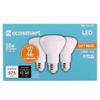 (3-pack) EcoSmart BR20 Soft White LED, Dimmable, 575-Lumen, 2700K, 8-Watt (50-Watt Equivalent) Light Bulb, E26 Medium Base view 1